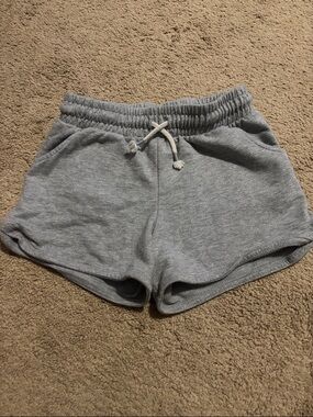 Girls Cat & Jack Gray Pull-On Knit Shorts